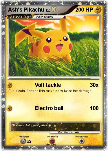 Pokemon Ash's Pikachu