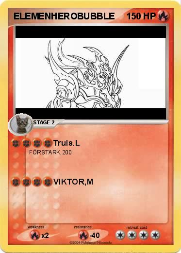 Pokemon ELEMENHEROBUBBLE