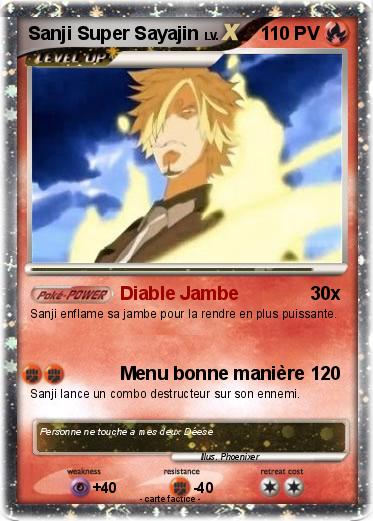 Pokemon Sanji Super Sayajin
