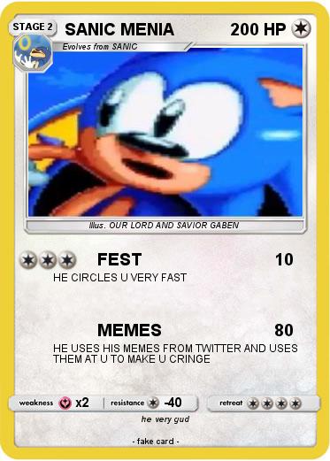 Pokemon SANIC MENIA