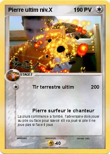 Pokemon Pierre ultim niv.X              1