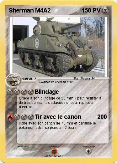 Pokemon Sherman M4A2