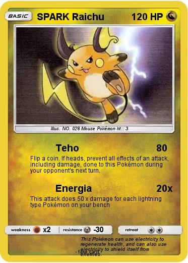 Pokemon SPARK Raichu