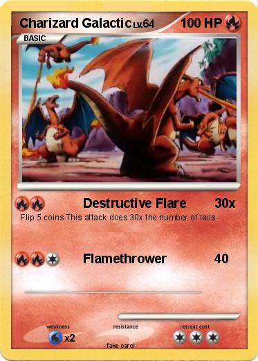 Pokemon Charizard Galactic