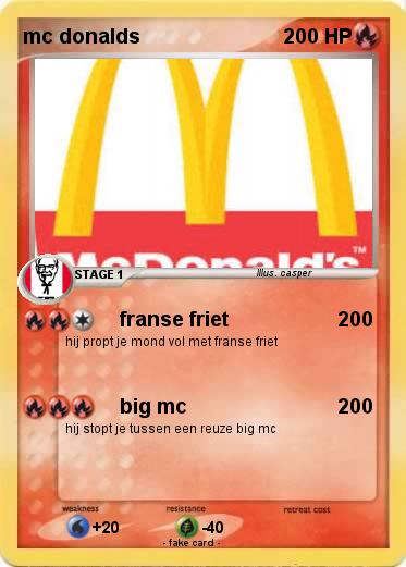 Pokemon mc donalds