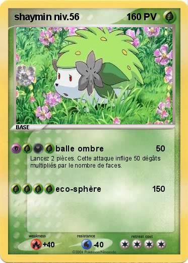 Pokemon shaymin niv.56                  1