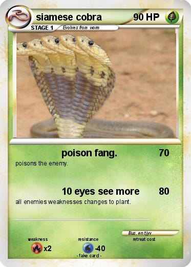 Pokemon siamese cobra