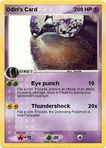 Pokemon Odin's Card