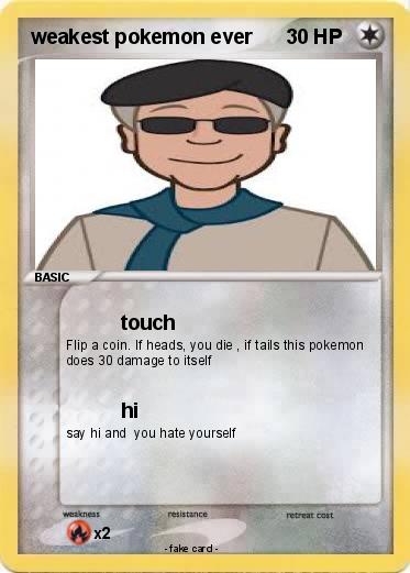 Pokemon weakest pokemon ever