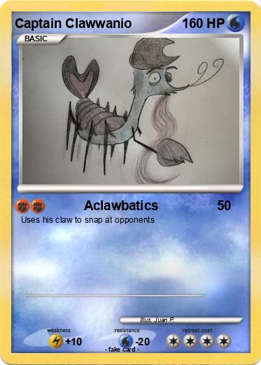 Pokemon Captain Clawwanio