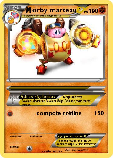 Pokemon kirby marteau