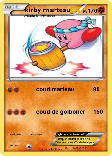 Pokemon kirby marteau