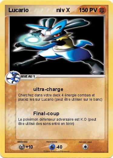 Pokemon Lucario                  niv X