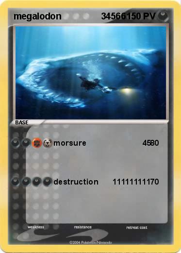 Pokemon megalodon                34566
