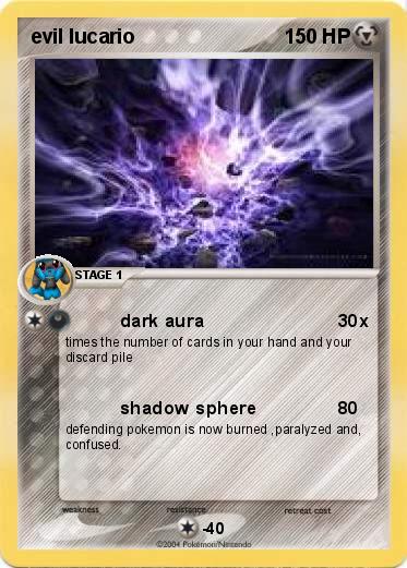 Pokemon evil lucario