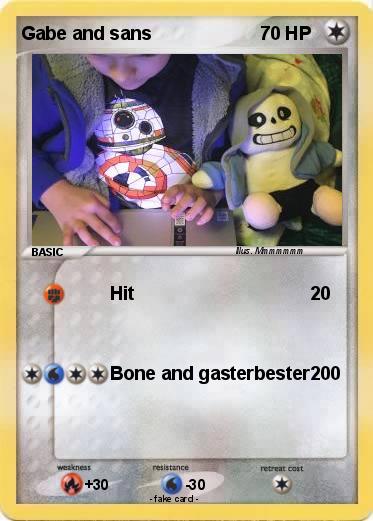 Pokemon Gabe and sans