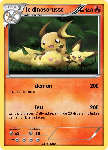 Pokemon le dinosorusse