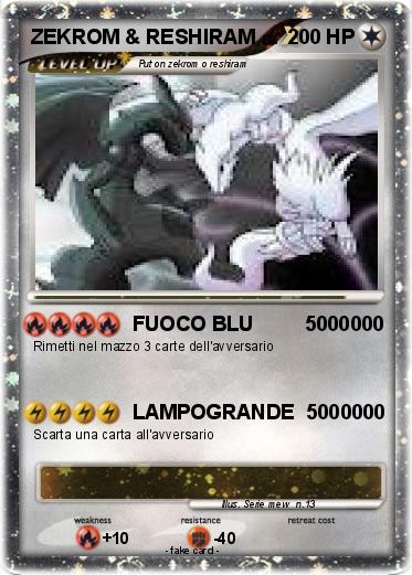 Pokemon ZEKROM & RESHIRAM