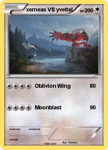 Pokemon xerneas VS yveltal