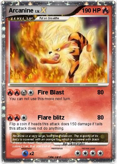 Pokemon Arcanine