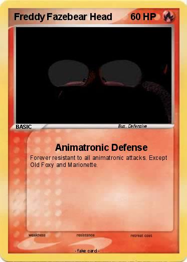 Pokemon Freddy Fazebear Head