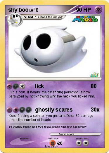 Pokemon shy boo