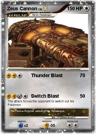 Pokemon Zeus Cannon