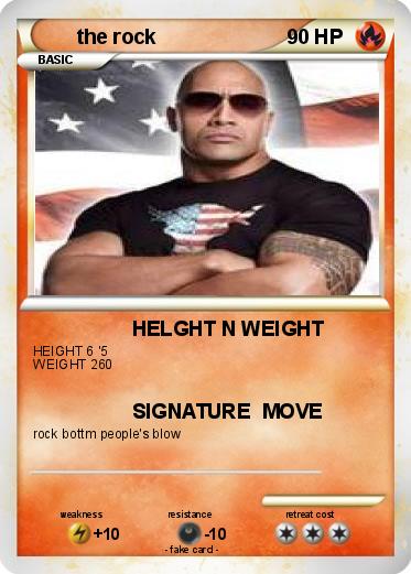 Pokemon the rock