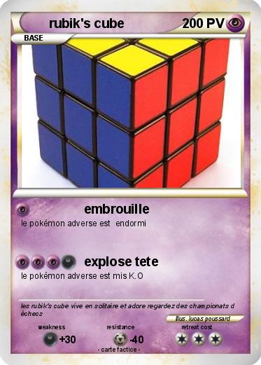Pokemon rubik's cube
