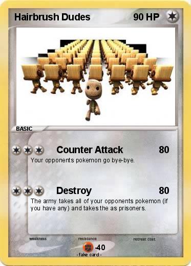 Pokemon Hairbrush Dudes