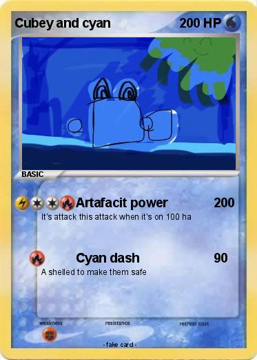 Pokemon Cubey and cyan