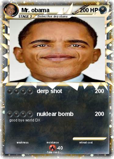 Pokemon Mr. obama