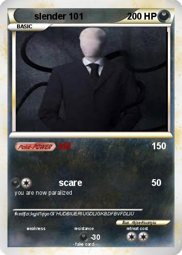 Pokemon slender 101