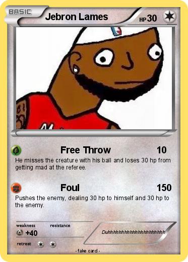 Pokemon Jebron Lames