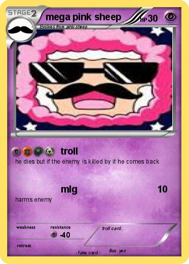 Pokemon mega pink sheep