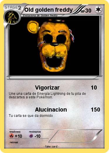 Pokemon Old golden freddy