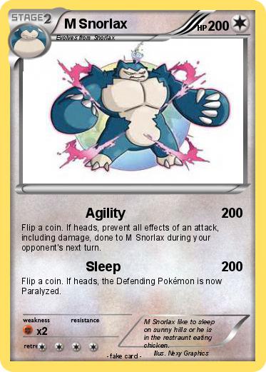 Pokemon M Snorlax