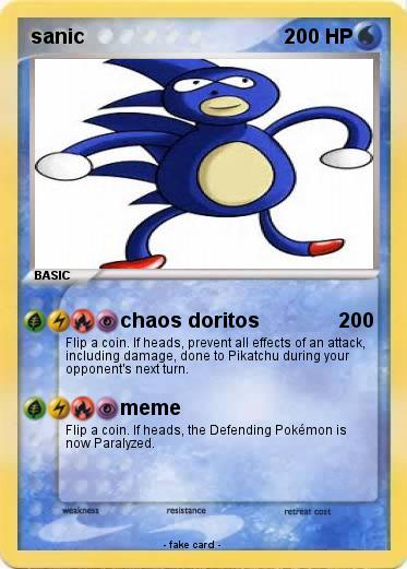 Pokemon sanic