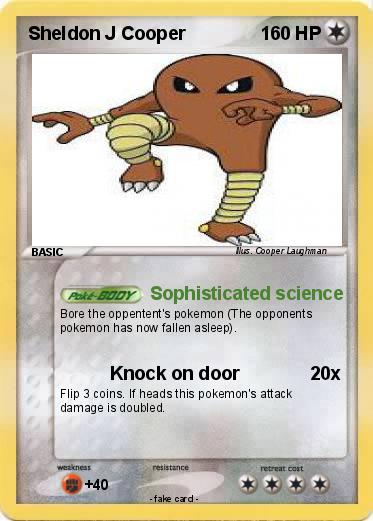Pokemon Sheldon J Cooper