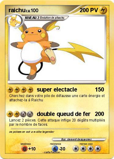 Pokemon raichu