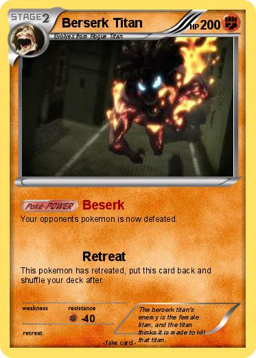 Pokemon Berserk Titan