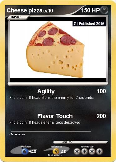 Pokemon Cheese pizza