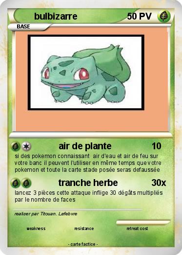 Pokemon bulbizarre