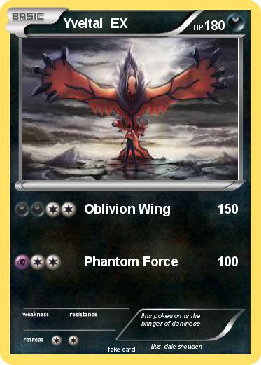 Pokemon Yveltal  EX