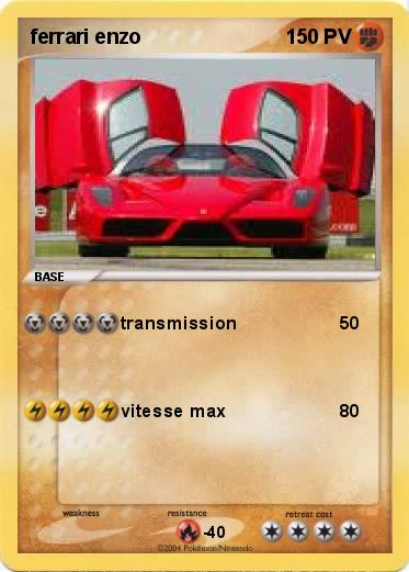 Pokemon ferrari enzo