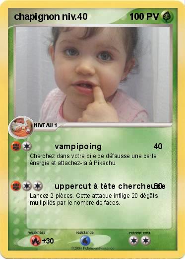 Pokemon chapignon niv.40