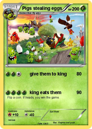 Pokemon Pigs stealing eggs