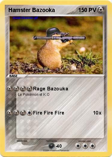 Pokemon Hamster Bazooka