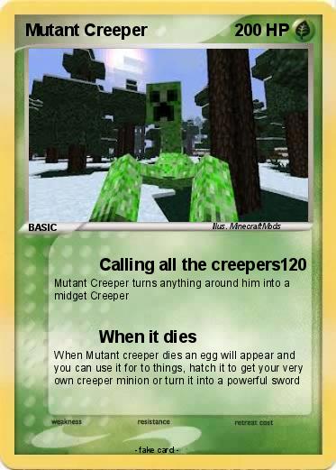 Pokemon Mutant Creeper