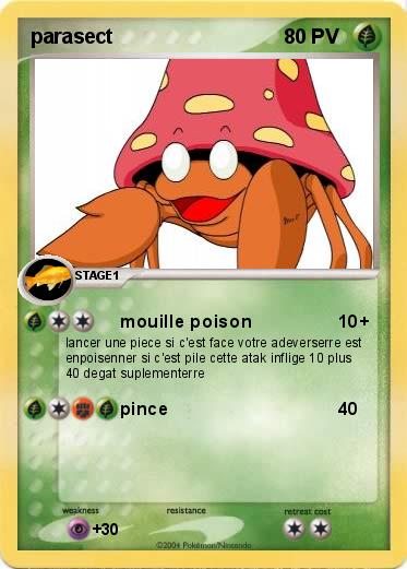Pokemon parasect